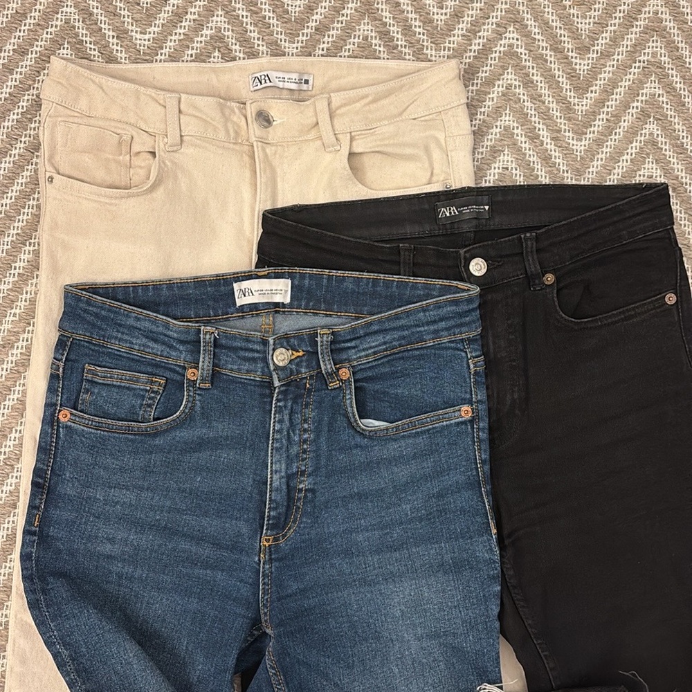 Zara Mid-Ride Jeans Bundle - Picture 3 of 3